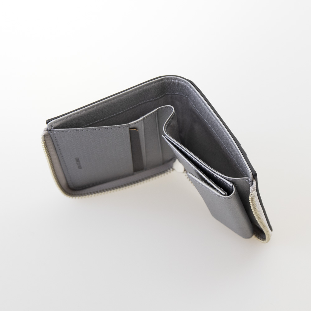 コムサメン COMME CA MEN 折財布 ブロック WCM6835 00 O 81 シルバー【FITHOUSE ONLINE SHOP】