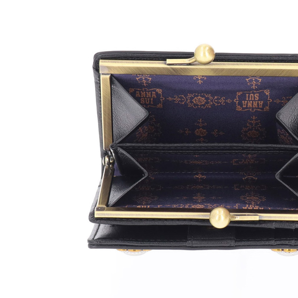 アナスイ ANNA SUI ヴィンテージボタン 口金二つ折り財布 317452【FITHOUSE ONLINE SHOP】