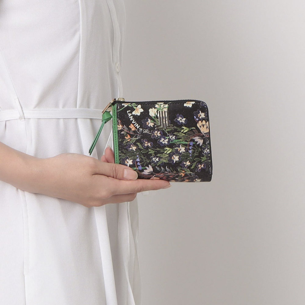 ランバンオンブルー LANVIN en Bleu 折財布 シャンペトル Ｌファスナー 484711【FITHOUSE ONLINE SHOP】