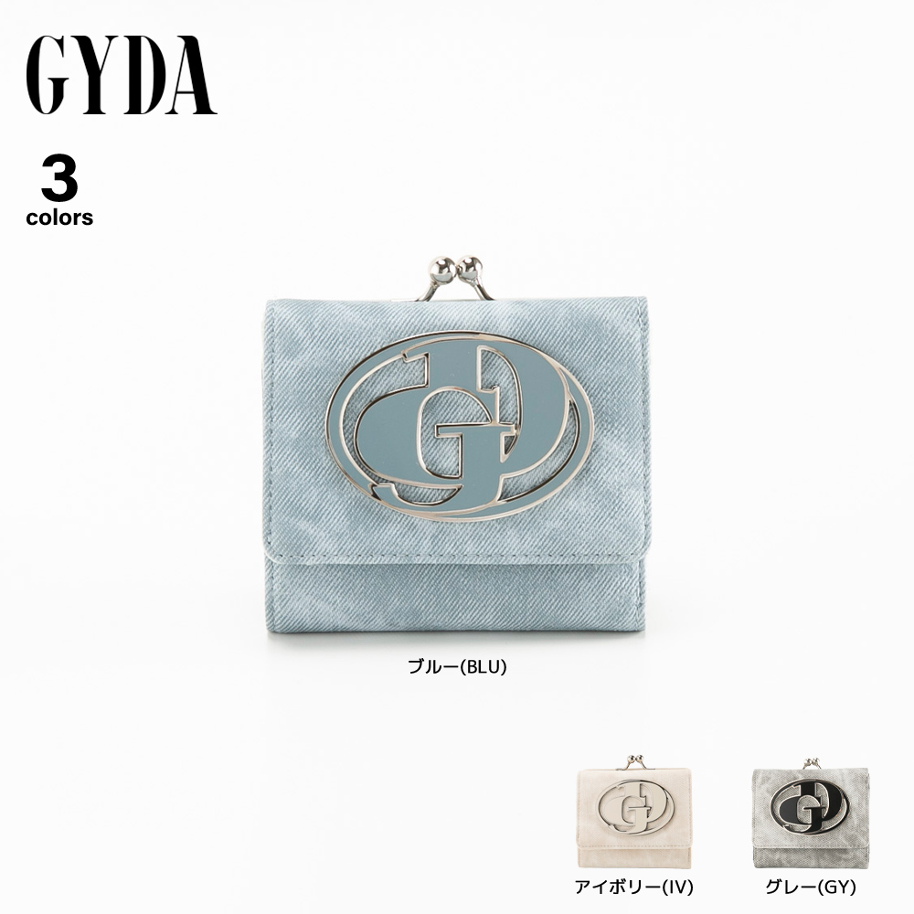ジェイダ GYDA 口金ミニ財布 GY-W422 ビッグロゴメタル【FITHOUSE ONLINE SHOP】
