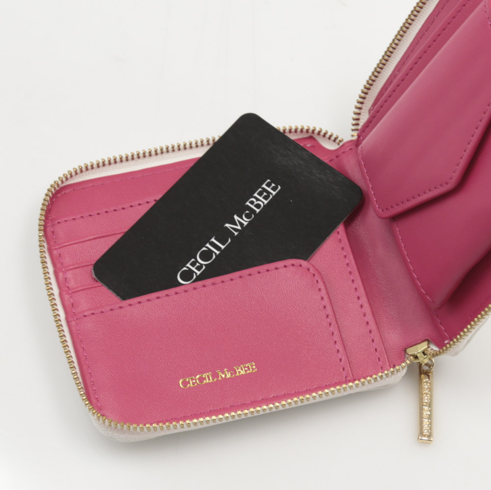 セシルマクビー CECIL McBEE 折財布 Ｖジカタオシ 66000-20【FITHOUSE ONLINE SHOP】