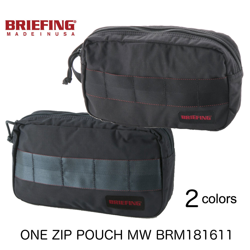 BRIEFING ONE ZIP POUCH MW ポーチ