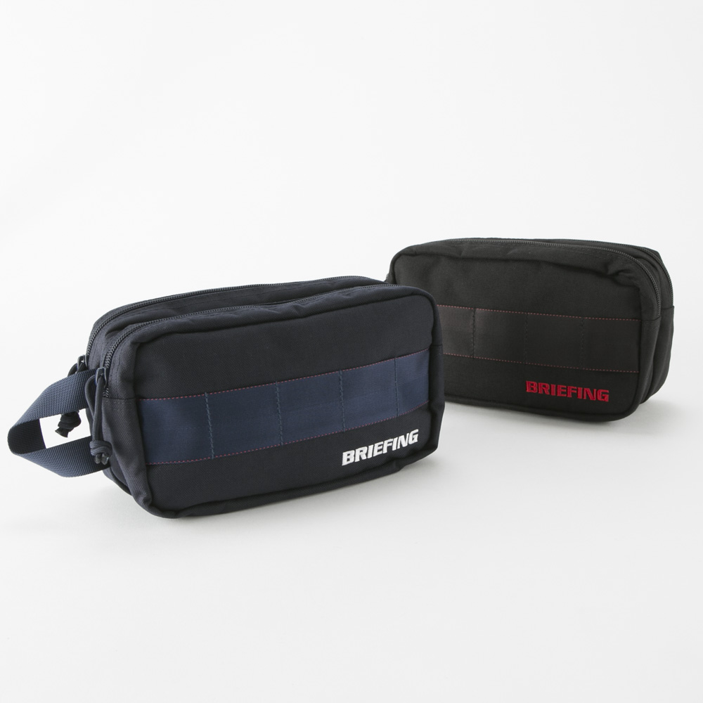 ブリーフィング BRIEFING ポーチ DOUBLE ZIP POUCH-3 GOLF BG1812401【FITHOUSE ONLINE SHOP】