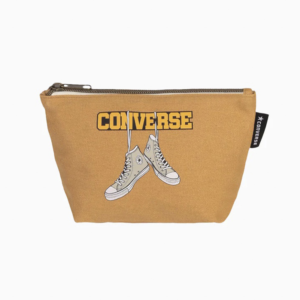 コンバース CONVERSE ポーチ CV CANVAS HANGING SHOES LOGO PRINT POUCH 70075000【FITHOUSE ONLINE SHOP】