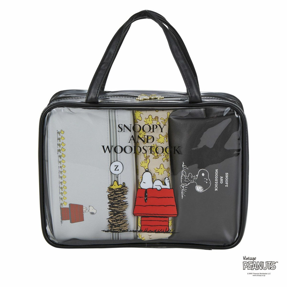 シフレ siffler ポーチ PEANUTS スヌーピー トラベルポーチ セット 7122【FITHOUSE ONLINE SHOP】