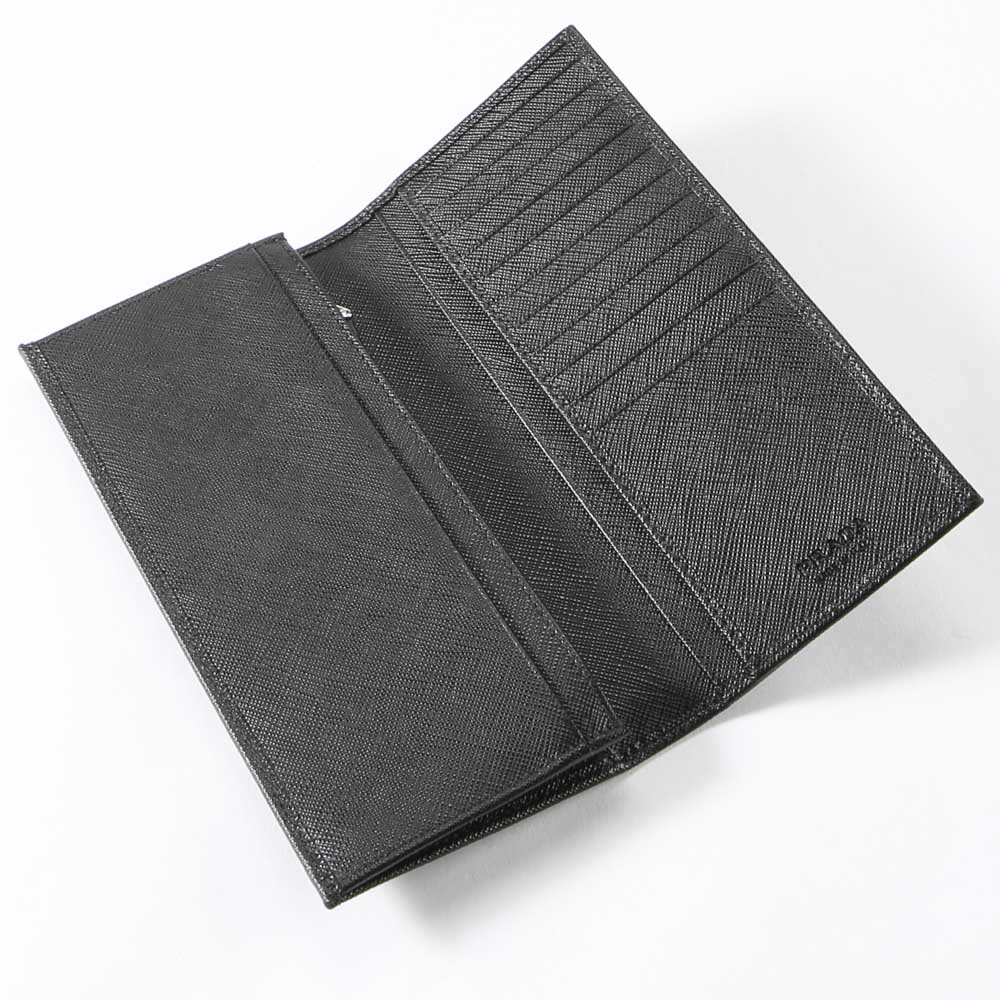 プラダ PRADA 長財布 SAF.TRIANGOLO 小銭入付/NERO 2MV836-QHH