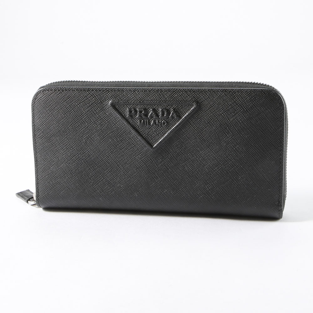 プラダ PRADA 長財布 SAFFIANO EMBOSSING ラウンド/NERO 2ML317-2D1Q【FITHOUSE ONLINE SHOP】