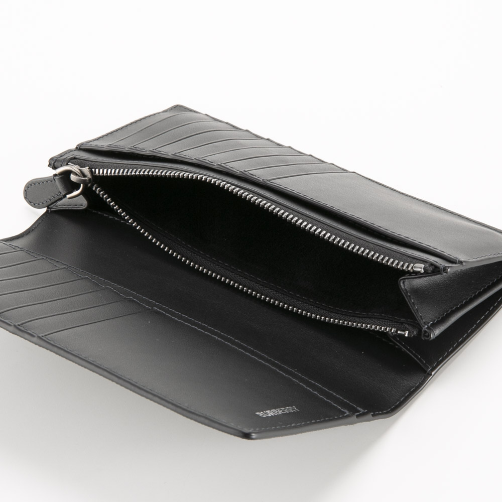 バーバリー BURBERRY 長財布 チャコールチェック&レザー 8064598【FITHOUSE ONLINE SHOP】
