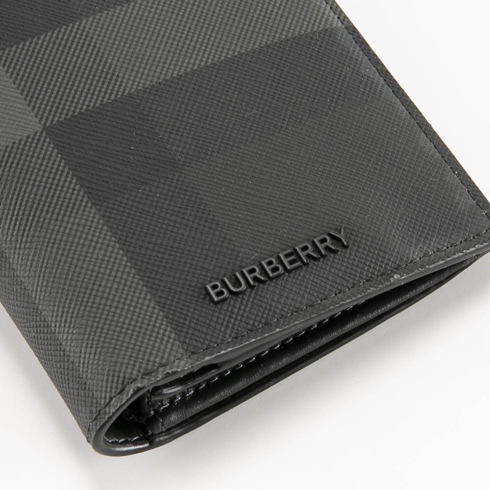 バーバリー BURBERRY 長財布 チャコールチェック&レザー 8070199【FITHOUSE ONLINE SHOP】