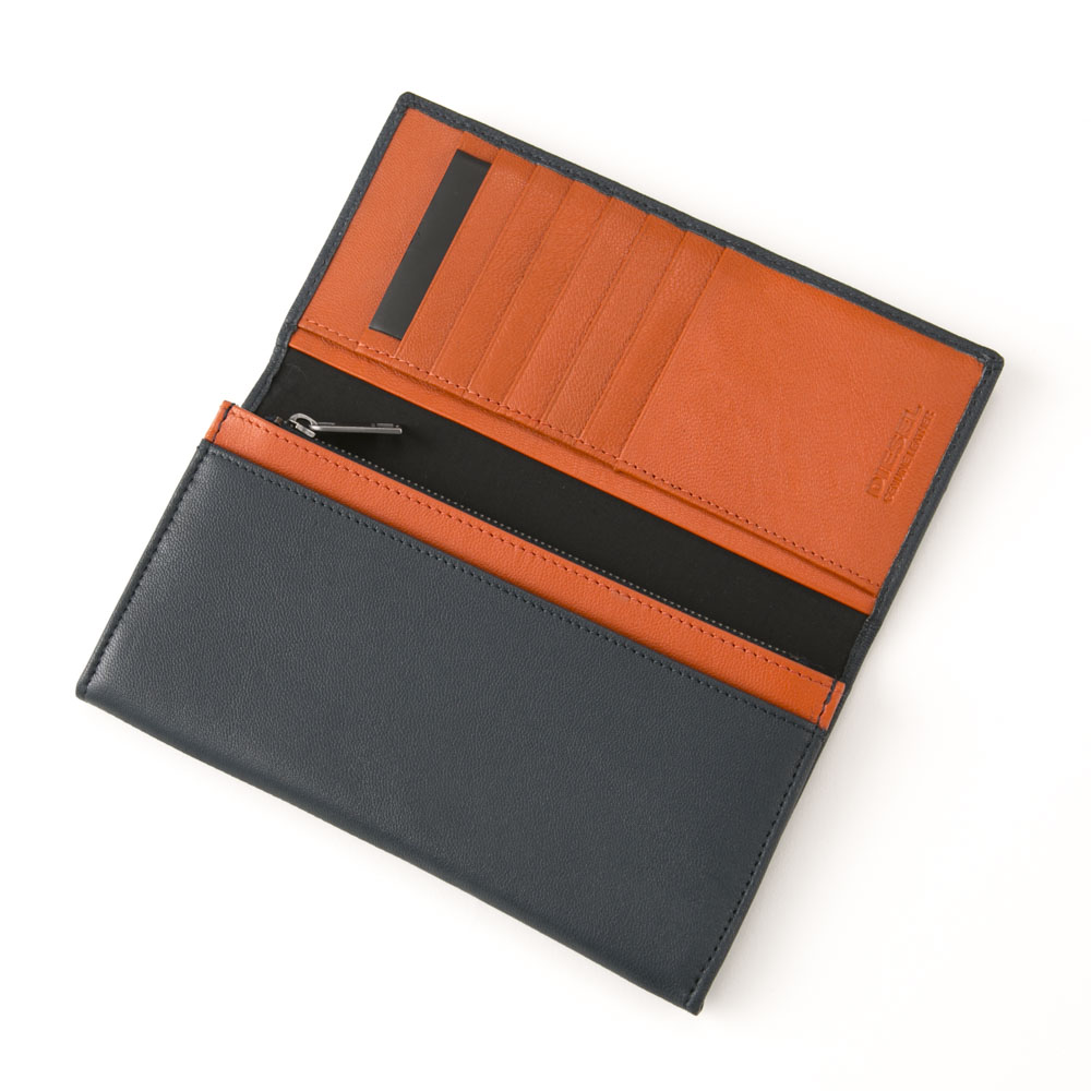 DIESEL ディーゼル  FRESH S/24 A DAY長財布 X05660P1752/H6842 ネイビーブルー【FITHOUSE ONLINE SHOP】