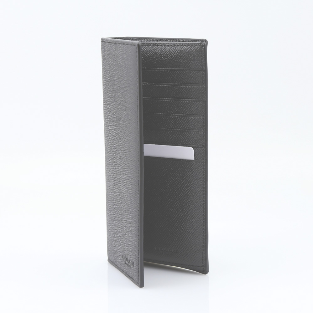 COACH OUTLET コーチアウトレット クロスグレイン長財布 F59109/BLK ブラック【FITHOUSE ONLINE SHOP】