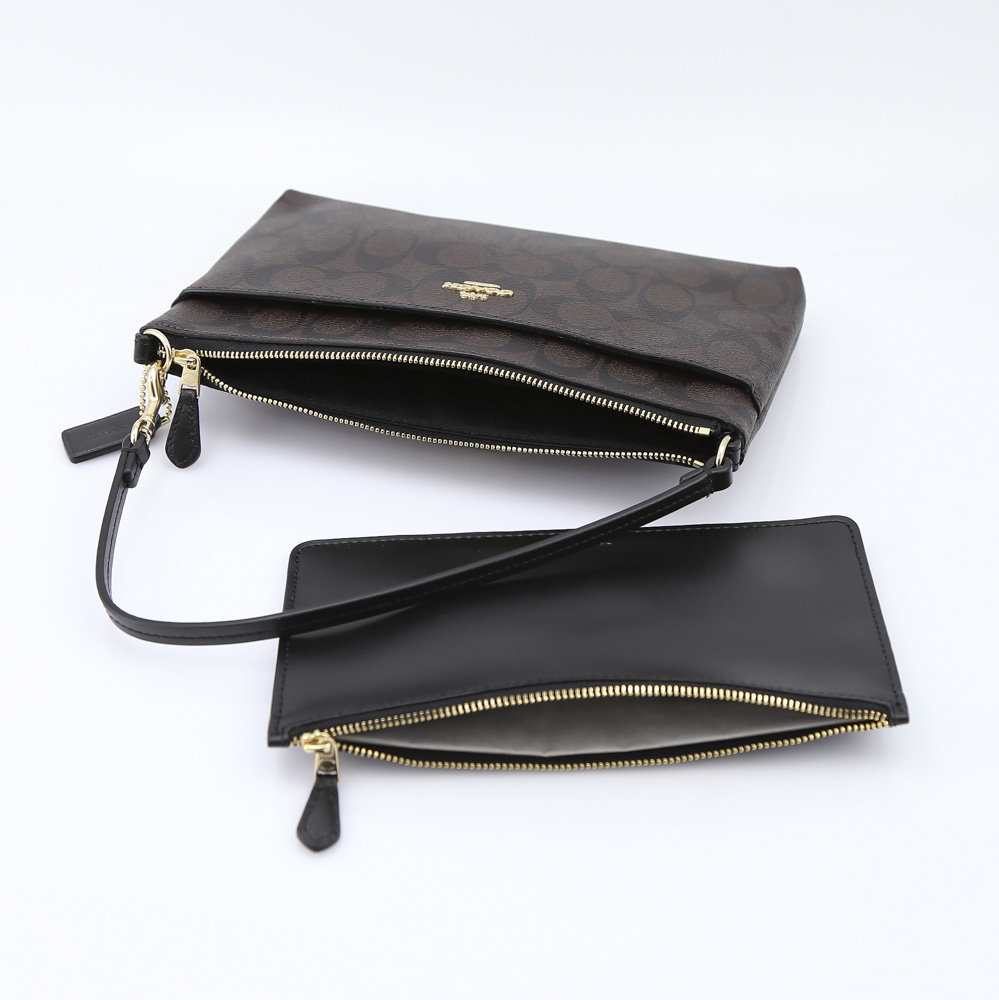 COACH OUTLET コーチアウトレット クロスグレイン長財布 F59109/BLK ブラック【FITHOUSE ONLINE SHOP】