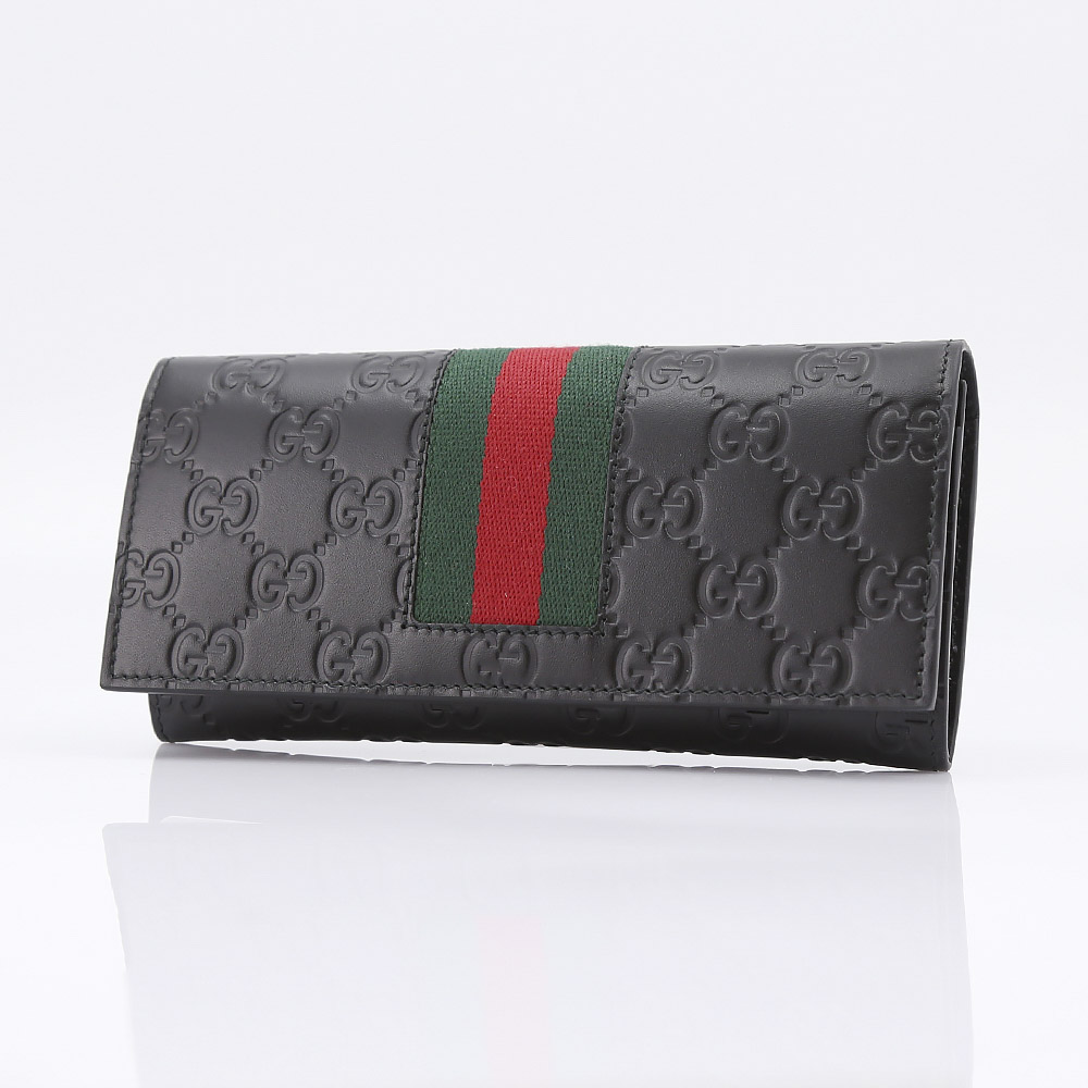 グッチ GUCCI 長財布 NEW WEB GGシグネ長F 408830 CWCLN【FITHOUSE