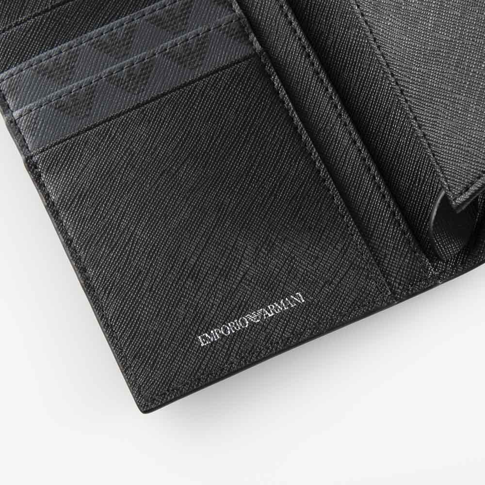 【10％OFFクーポン対象商品】エンポリオアルマーニ EMPORIO ARMANI 長財布 レザー&PVCオールオーバーロゴ長F Y4R060YG91J【FITHOUSE ONLINE SHOP】