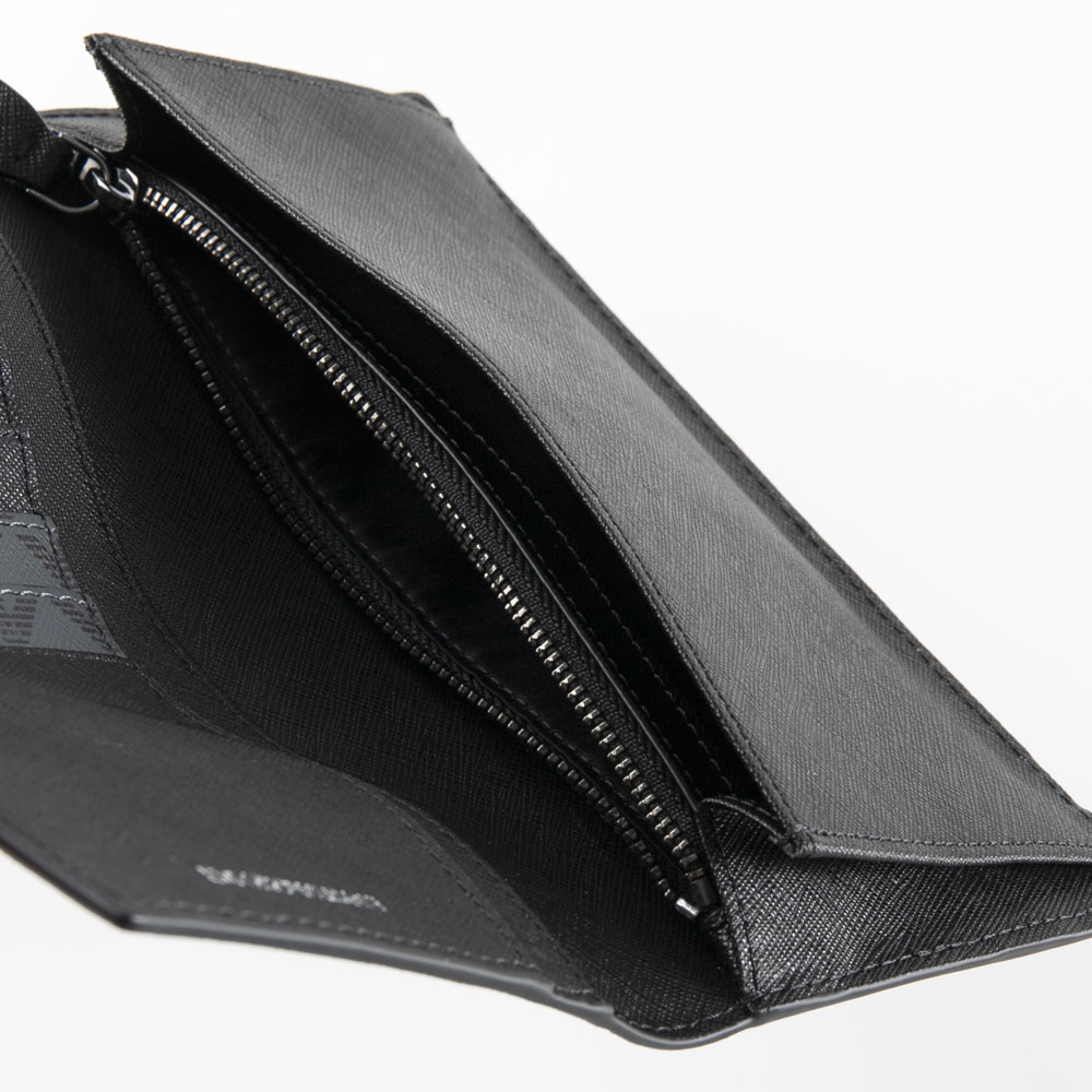 【10％OFFクーポン対象商品】エンポリオアルマーニ EMPORIO ARMANI 長財布 レザー&PVCオールオーバーロゴ長F Y4R060YG91J【FITHOUSE ONLINE SHOP】