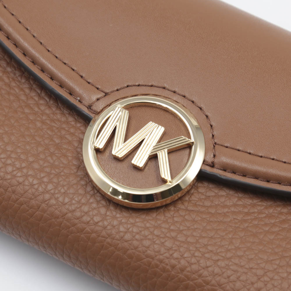 マイケルコース MICHAEL KORS 長財布小銭付き FULTONレザー〇ロゴ長F 35F9GFTE3L【FITHOUSE ONLINE SHOP】