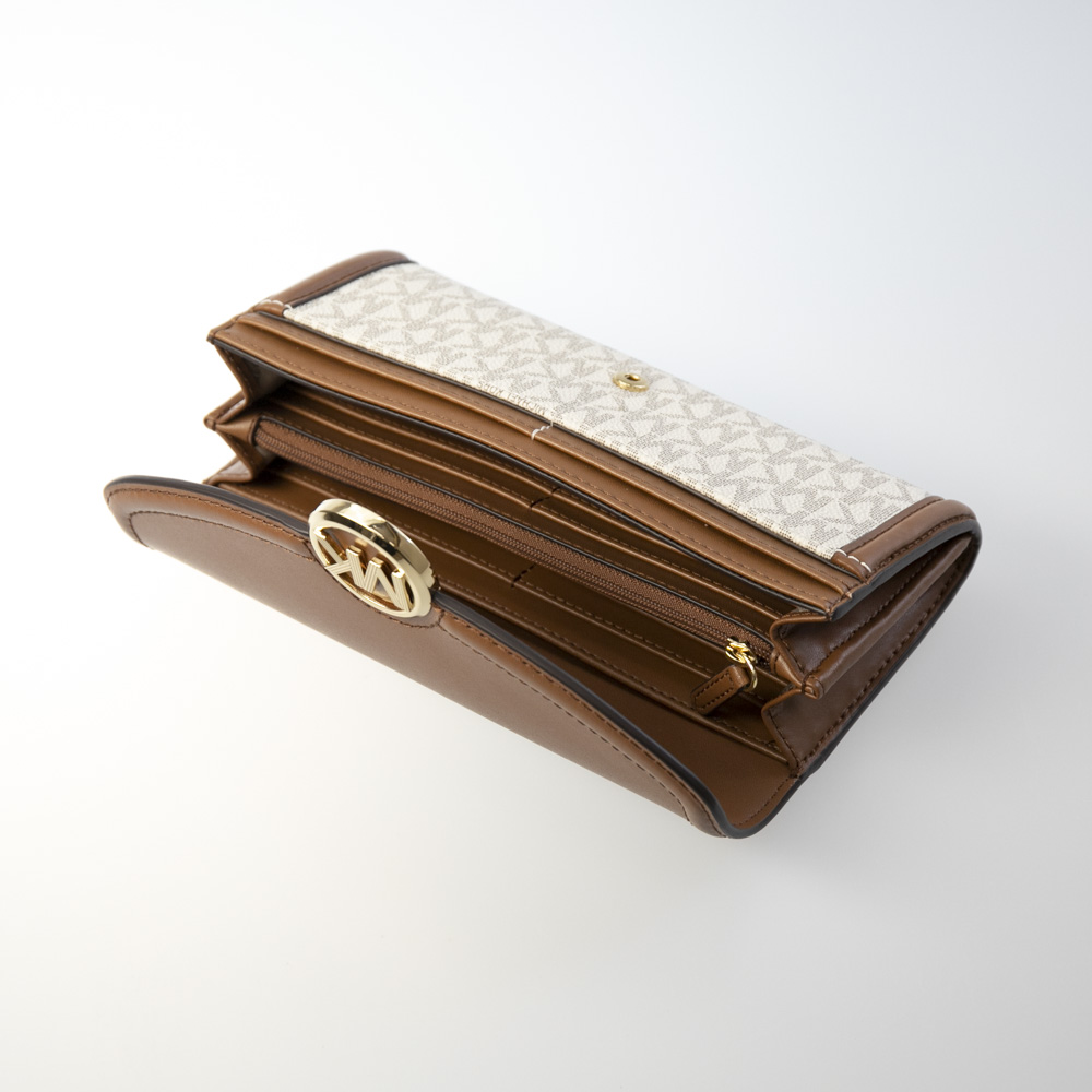 マイケルコース MICHAEL KORS 長財布小銭付き FULTON〇金具長F付LG FLAP 35F9GFTE3B/O【FITHOUSE ONLINE SHOP】
