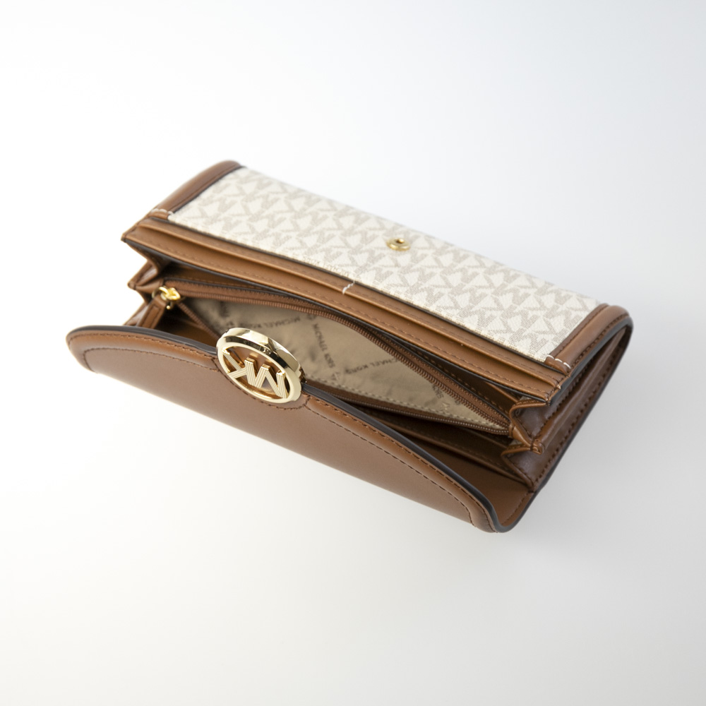 マイケルコース MICHAEL KORS 長財布小銭付き FULTON〇金具長F付LG FLAP 35F9GFTE3B/O【FITHOUSE ONLINE SHOP】