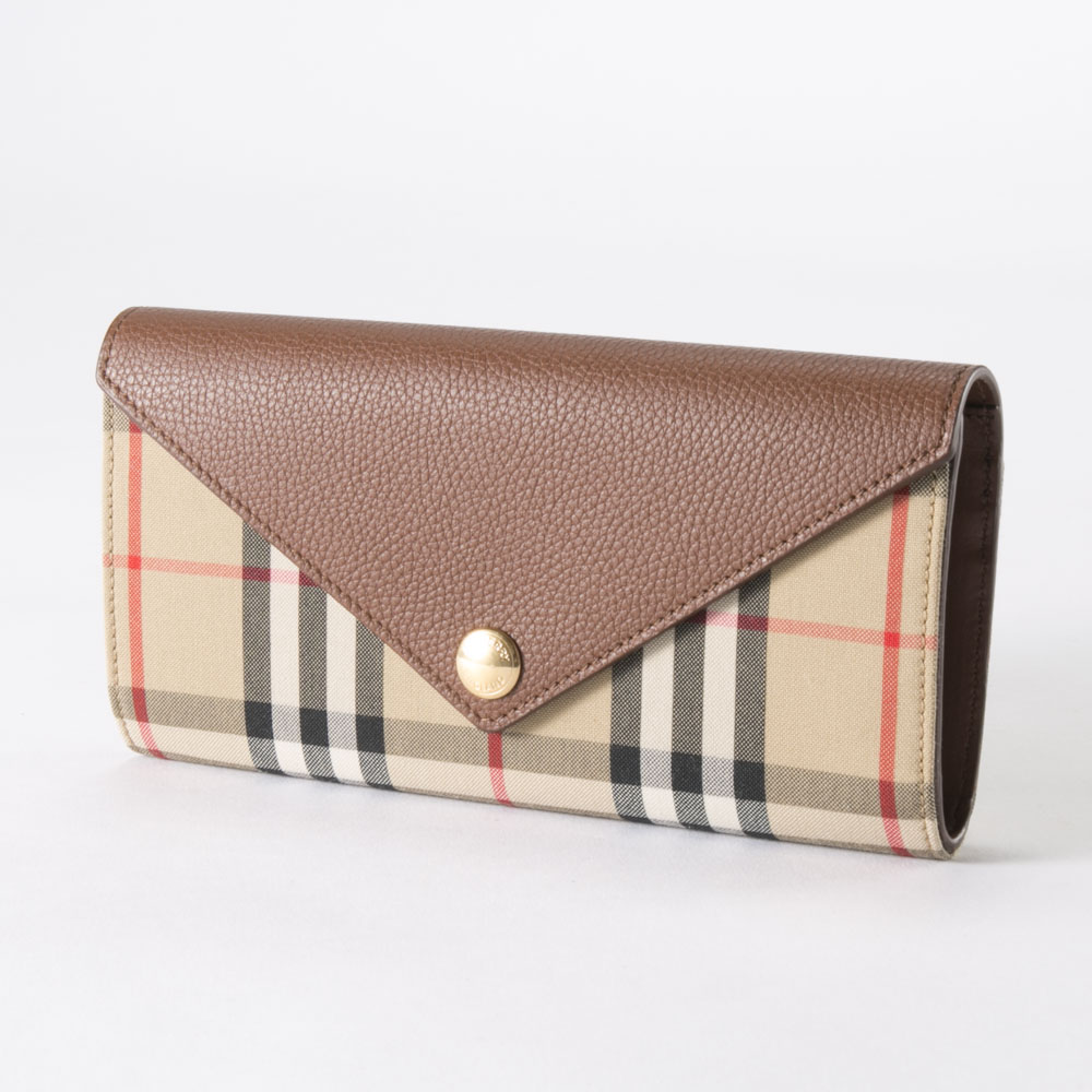 バーバリー BURBERRY 長財布 ヴィンテージチェック&レザー長F 8026112【FITHOUSE ONLINE SHOP】