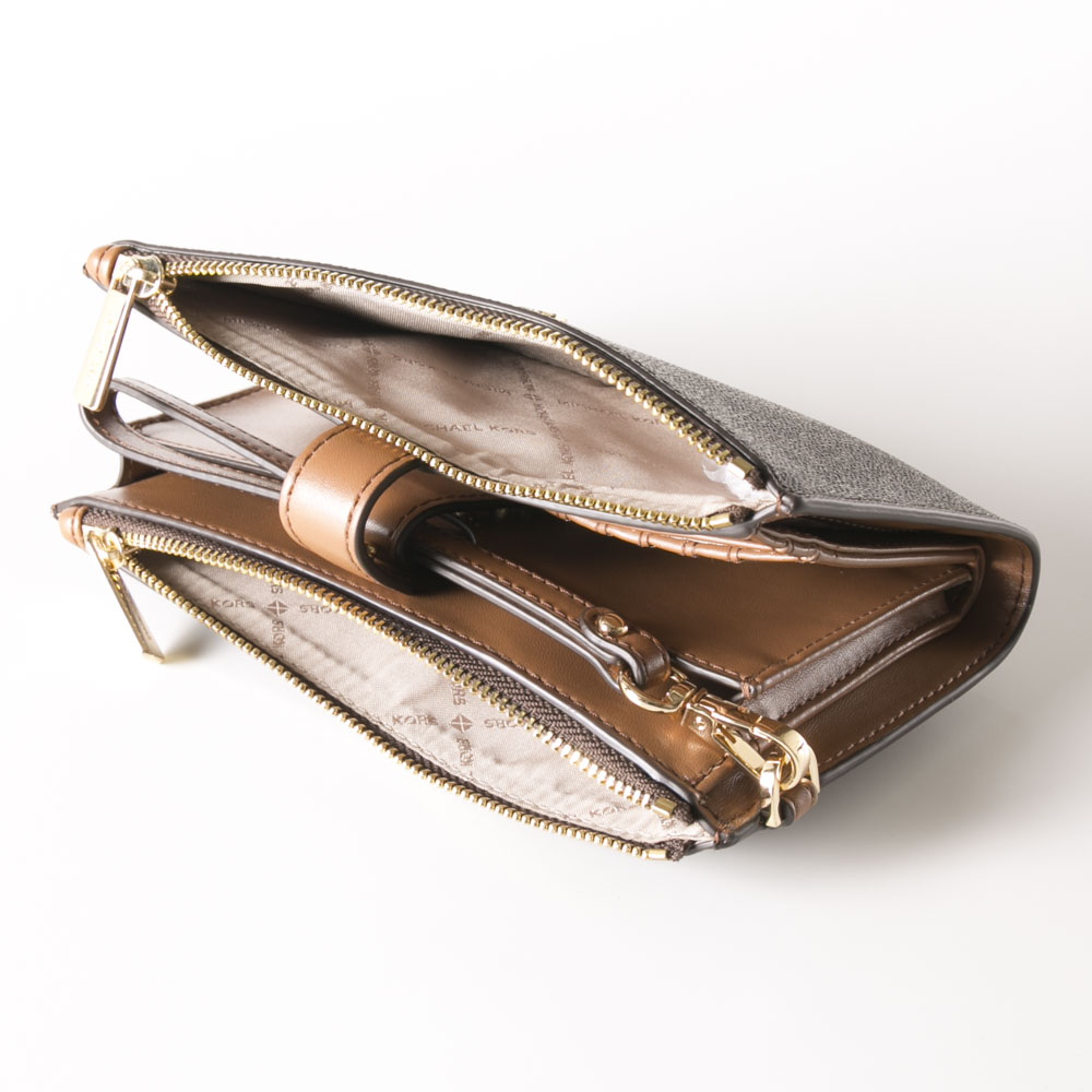 マイケルコース MICHAEL KORS PVCシグネチャー携帯ケース2ファスナー大型財布 35F8GTVW0B/O【FITHOUSE ONLINE SHOP】