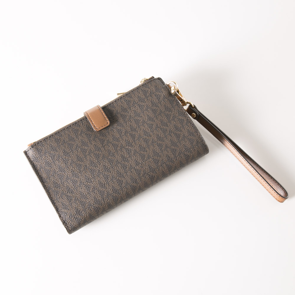 マイケルコース MICHAEL KORS PVCシグネチャー携帯ケース2ファスナー大型財布 35F8GTVW0B/O【FITHOUSE ONLINE SHOP】
