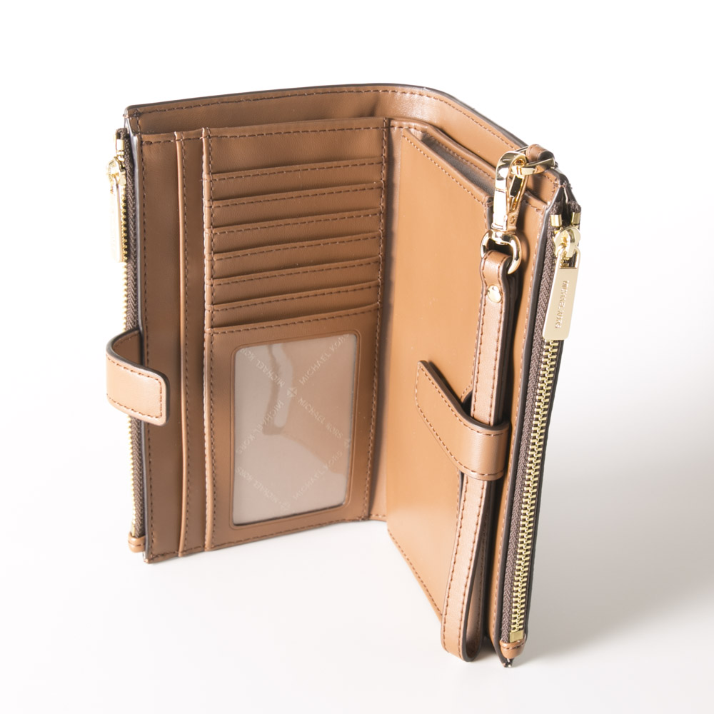 マイケルコース MICHAEL KORS PVCシグネチャー携帯ケース2ファスナー大型財布 35F8GTVW0B/O【FITHOUSE ONLINE SHOP】