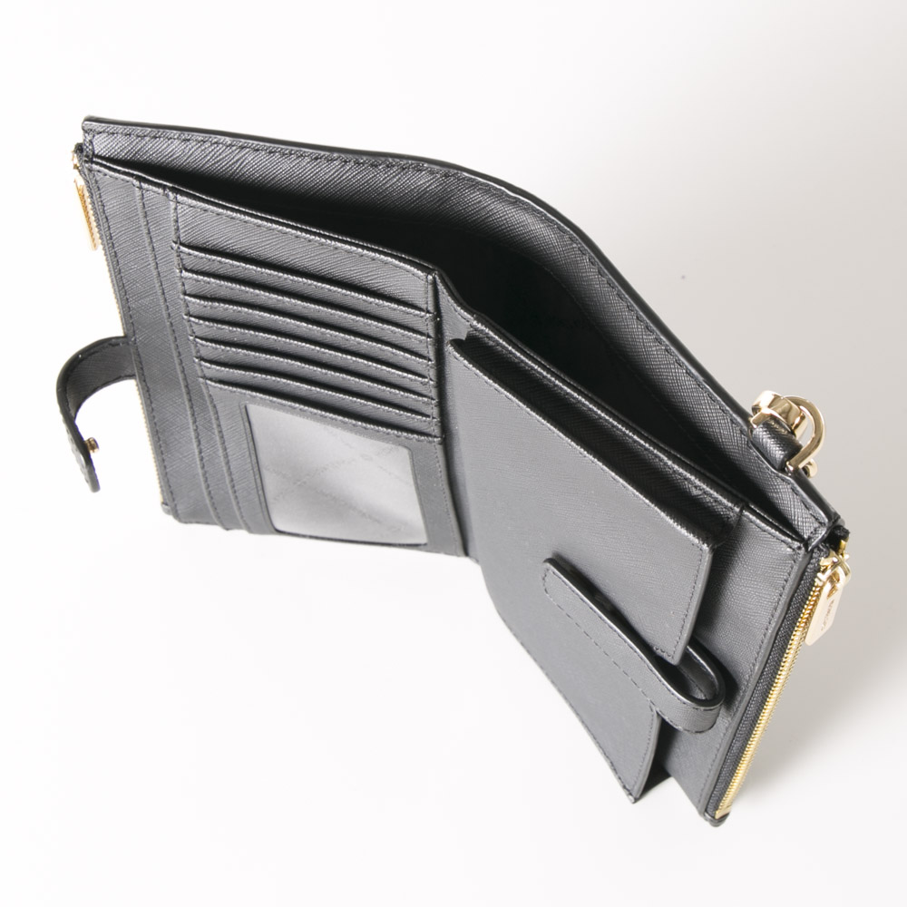 マイケルコース MICHAEL KORS レザー携帯ケース2ファスナー大型財布