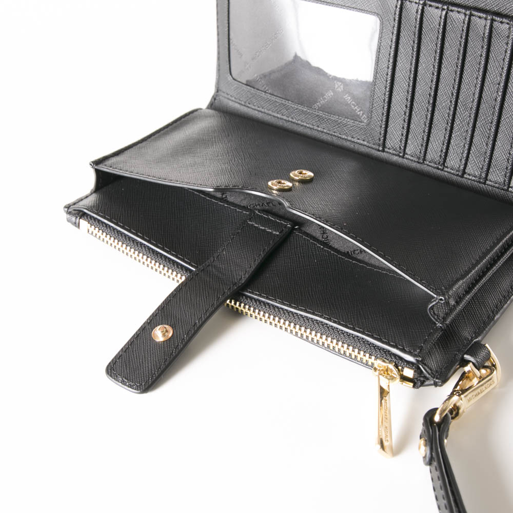 マイケルコース MICHAEL KORS レザー携帯ケース2ファスナー大型財布