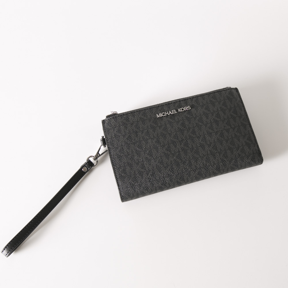 マイケルコース MICHAEL KORS PVCシグネチャー携帯ケース2ファスナー大型財布 35F8STVW0B/O【FITHOUSE ONLINE SHOP】