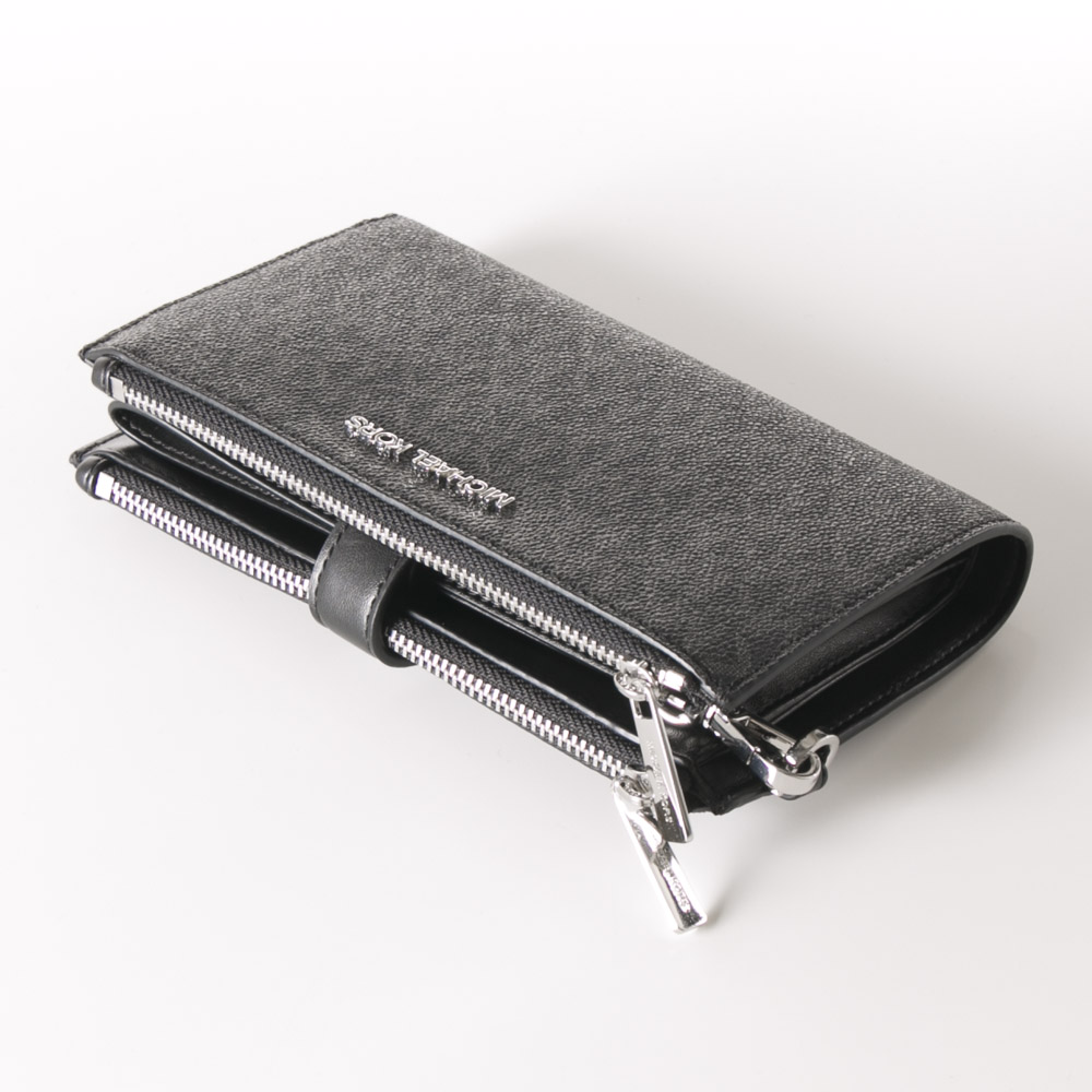 マイケルコース MICHAEL KORS PVCシグネチャー携帯ケース2ファスナー大型財布 35F8STVW0B/O【FITHOUSE ONLINE SHOP】