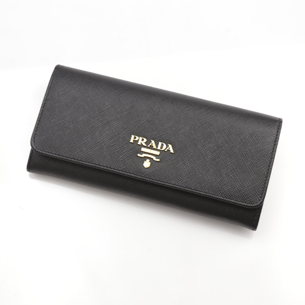 アウトレット】【訳あり】プラダ PRADA SAFFIANO METAL 長財布 パス