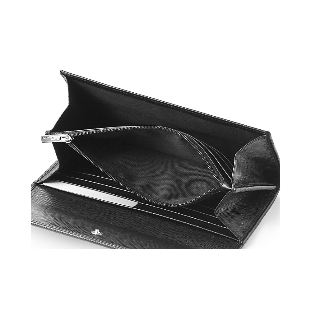 フェラガモ【salvatoreferragamo】財布  7121　ガンチ金具ボタン長財布 7121 PEB CAL ブラック レザー【FITHOUSE ONLINE SHOP】