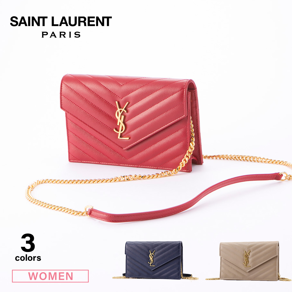 サンローラン SAINT LAURENT ショルダーバッグ モノグラムYSL