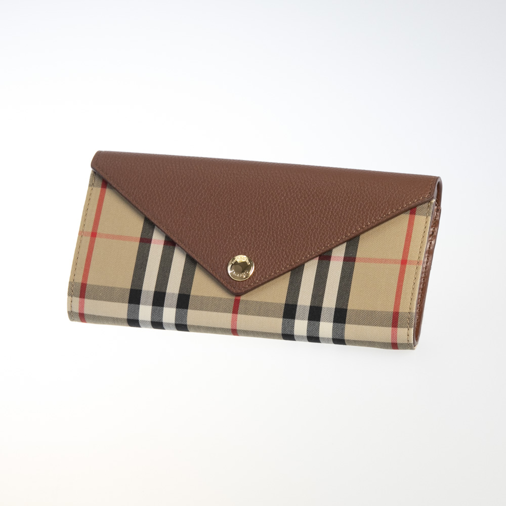 バーバリー BURBERRY 長財布 ヴィンテージチェック&レザー長F 8026112【FITHOUSE ONLINE SHOP】