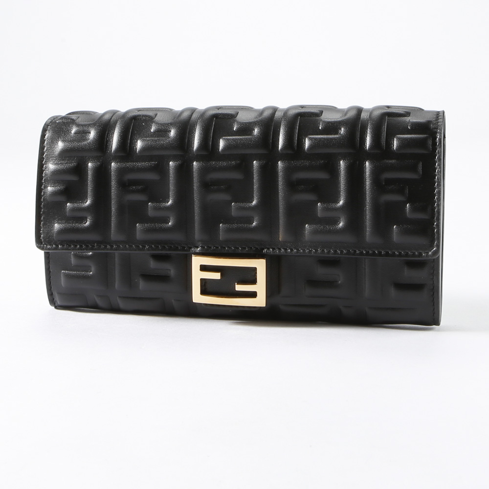 フェンディ FENDI 折財布 FENDIロゴ エンボス 三折財布 TINY 8M0395 