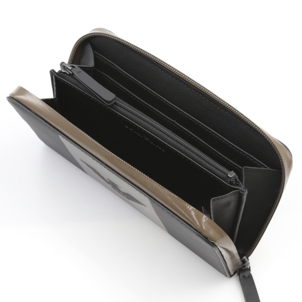 【10％OFFクーポン対象商品】エンポリオアルマーニ EMPORIO ARMANI 長財布 PVCロゴ型押ラウンド YEME49YFE6J【FITHOUSE ONLINE SHOP】