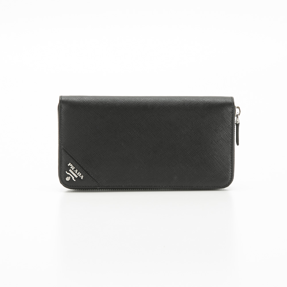 プラダ PRADA ラウンド長財布 SAF.METALメンズラウンド長/NERO 2ML317-QME【FITHOUSE ONLINE SHOP】