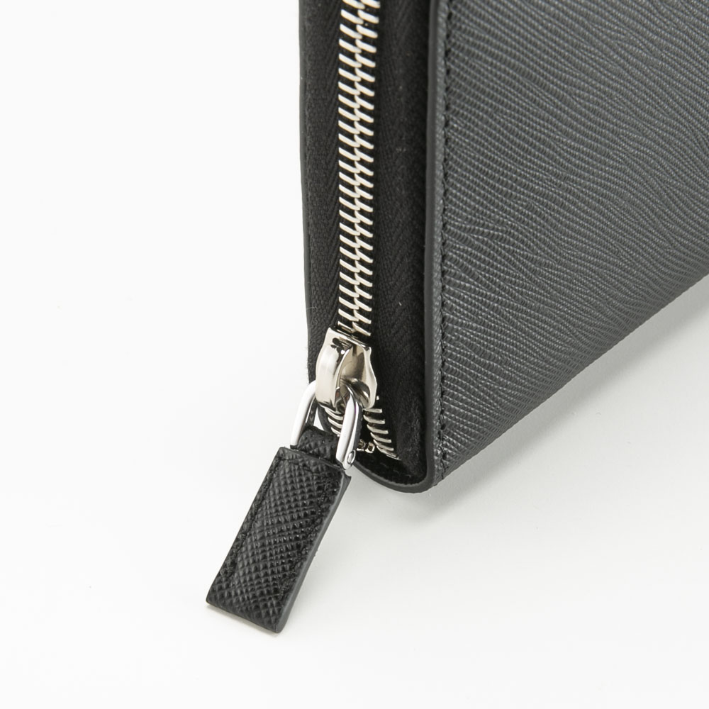 プラダ PRADA ラウンド長財布 SAF.METALメンズラウンド長/NERO 2ML317-QME【FITHOUSE ONLINE SHOP】