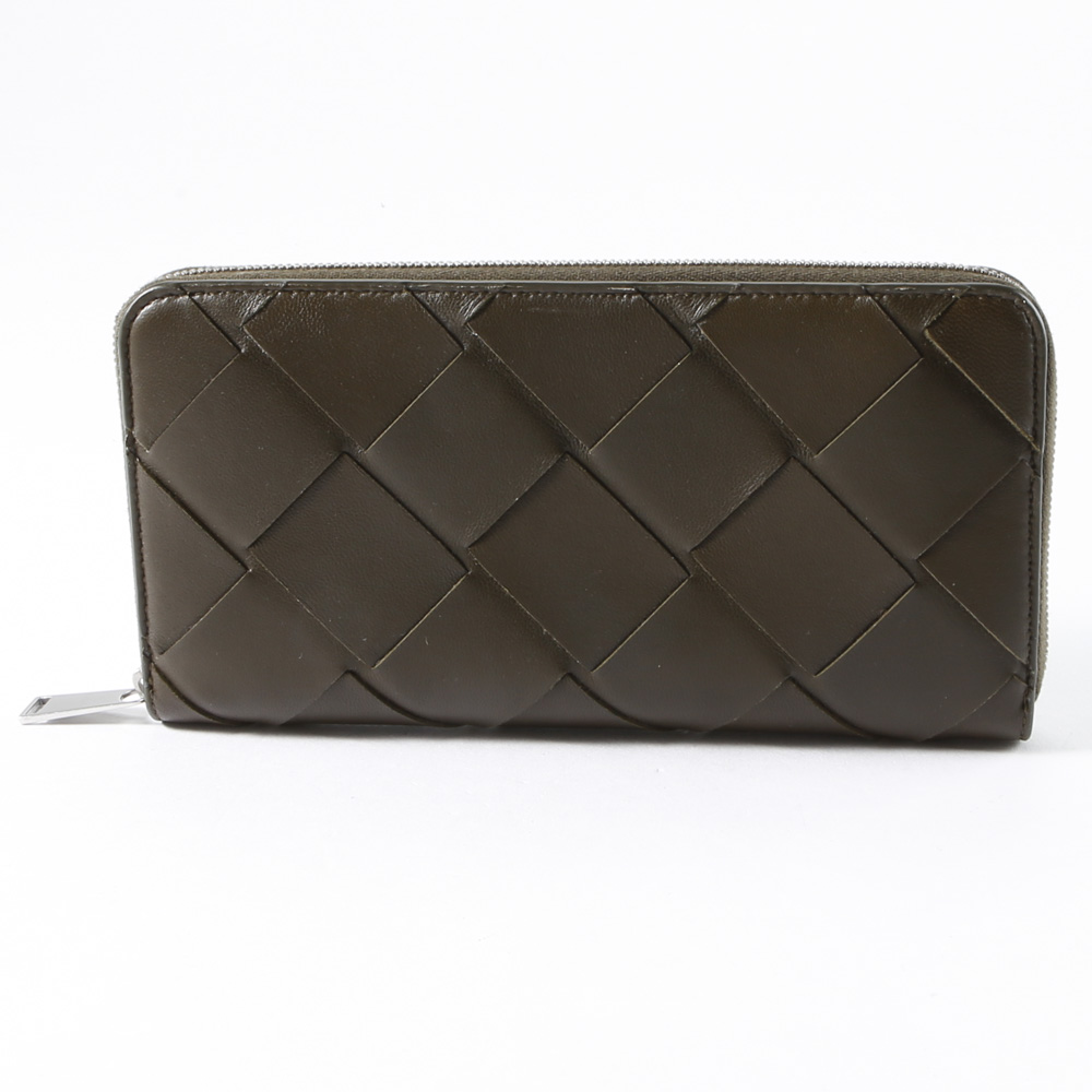 ボッテガヴェネタ BOTTEGA VENETA 長財布 マキシイントレチャート ラウンド 573431VO0BI【FITHOUSE ONLINE SHOP】