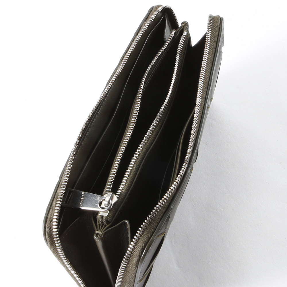 ボッテガヴェネタ BOTTEGA VENETA 長財布 マキシイントレチャート ラウンド 573431VO0BI【FITHOUSE ONLINE SHOP】