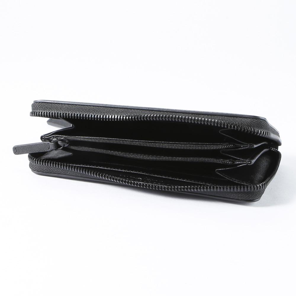 【10％OFFクーポン対象商品】エンポリオアルマーニ EMPORIO ARMANI 長財布 ロゴプリント レザー ラウンド YEME49Y020V【FITHOUSE ONLINE SHOP】