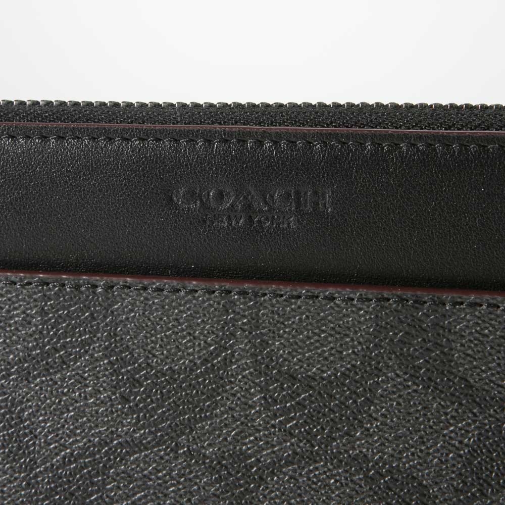 コーチ COACH 長財布 オックスブラッド シグネチャー ラウンド F25517【FITHOUSE ONLINE SHOP】