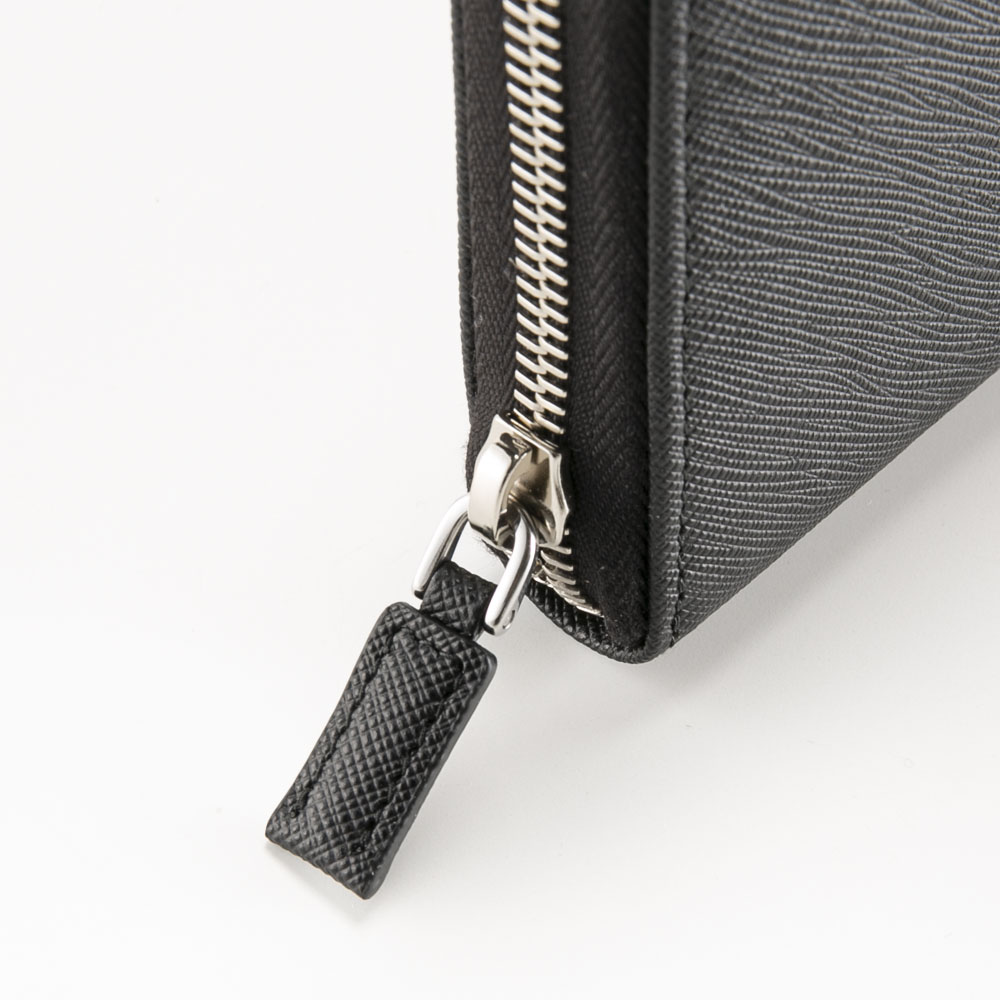 プラダ PRADA SAFFIANO TRIANGOLO ラウンド長財布 2ML317 QHH