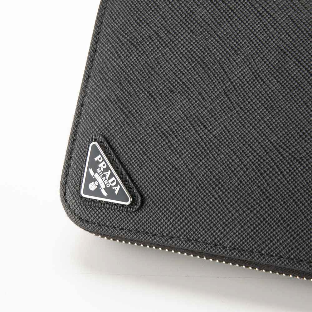 プラダ PRADA SAFFIANO TRIANGOLO ラウンド長財布 2ML317 QHH【FITHOUSE ONLINE SHOP】