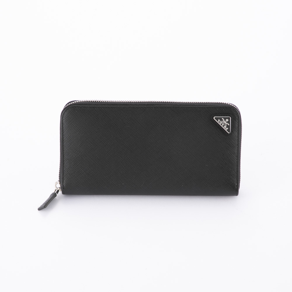 プラダ PRADA SAFFIANO TRIANGOLO サフィアーノ トライアングル ラウンド長財布 2ML317 QHH【FITHOUSE ONLINE SHOP】