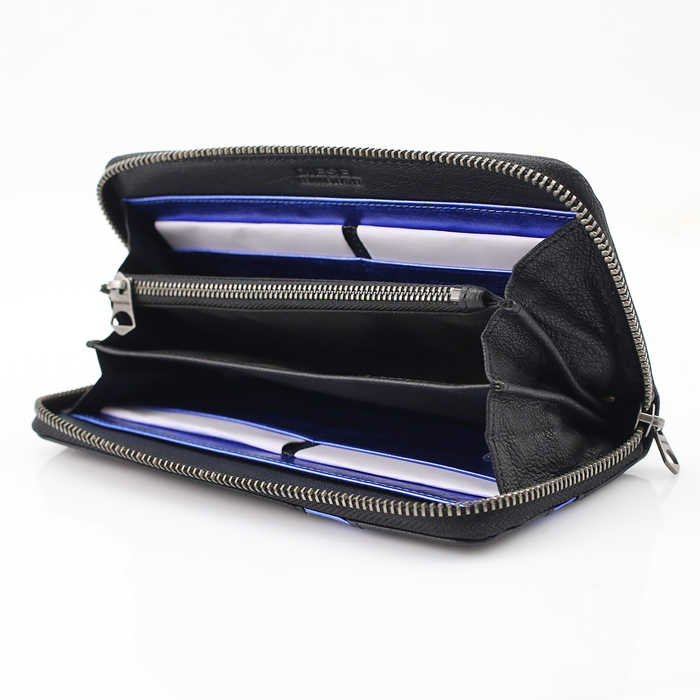 ＤＩＥＳＥＬ DIE･17S LINE UP/24ZIPﾗｳﾝﾄﾞ長財布 X03609P1221/H6168/71 ブラック／シルバー【FITHOUSE ONLINE SHOP】