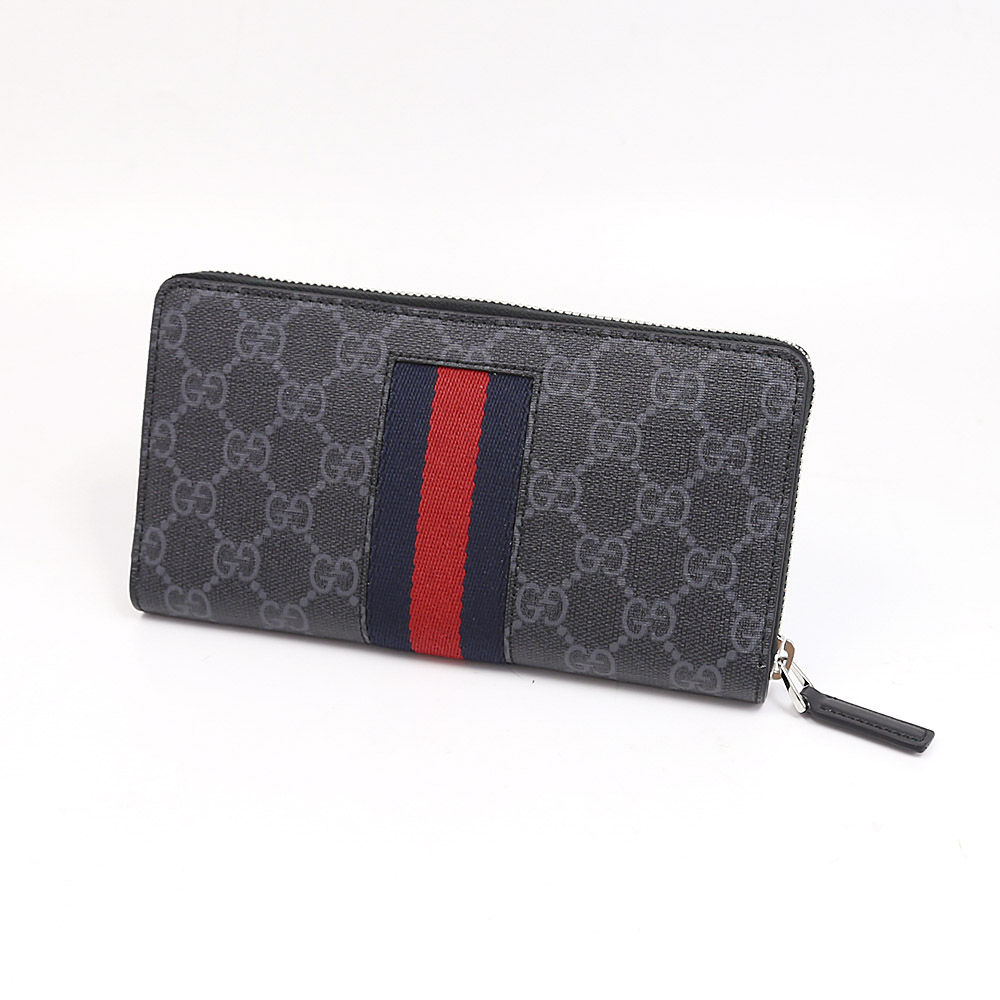 グッチ GUCCI NEW WEB TES.GGラウンド長財布 408831 KHN4N【FITHOUSE