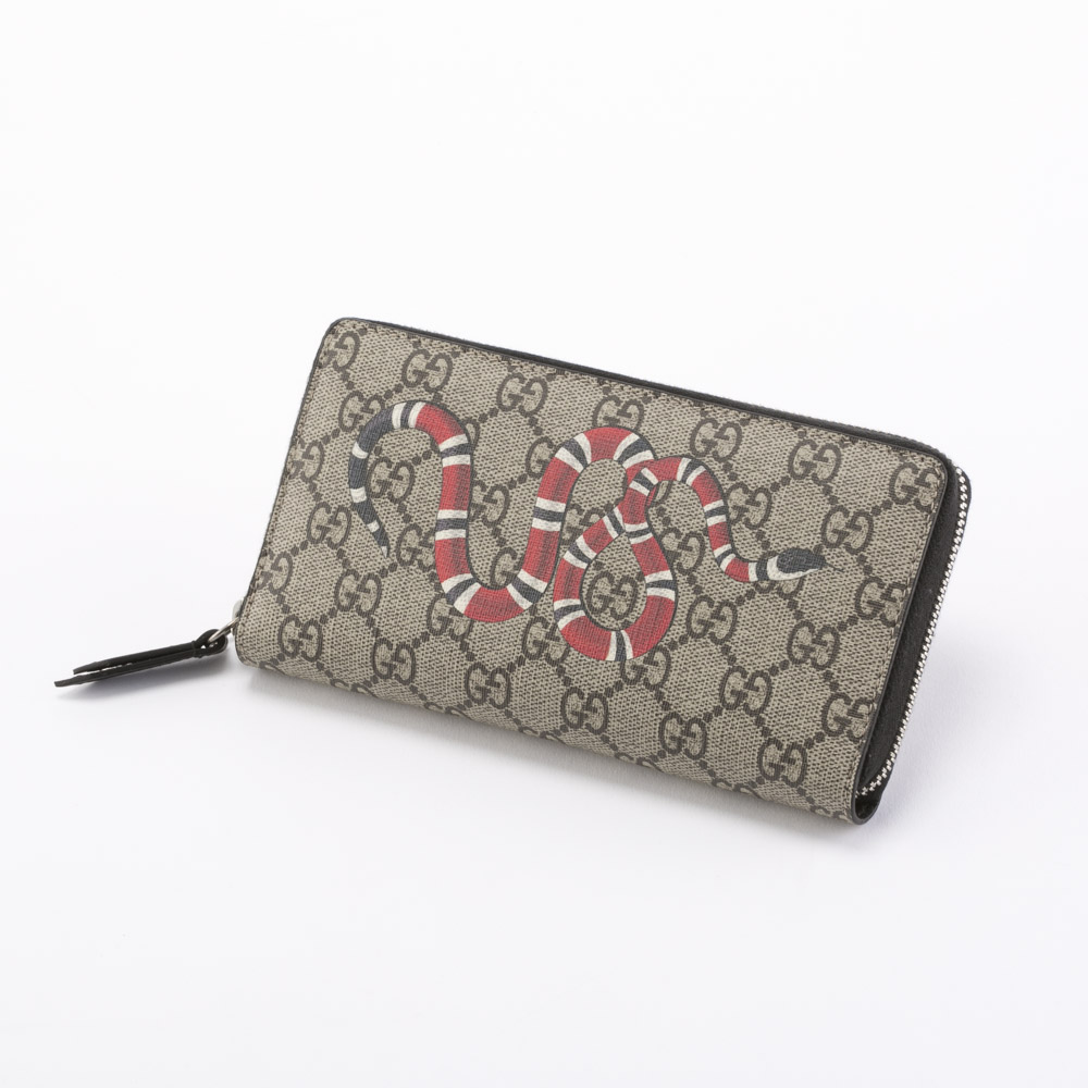 Gucci グッチ Bestiaryヘビラウンド長 451273k561n 8666 ベージュ