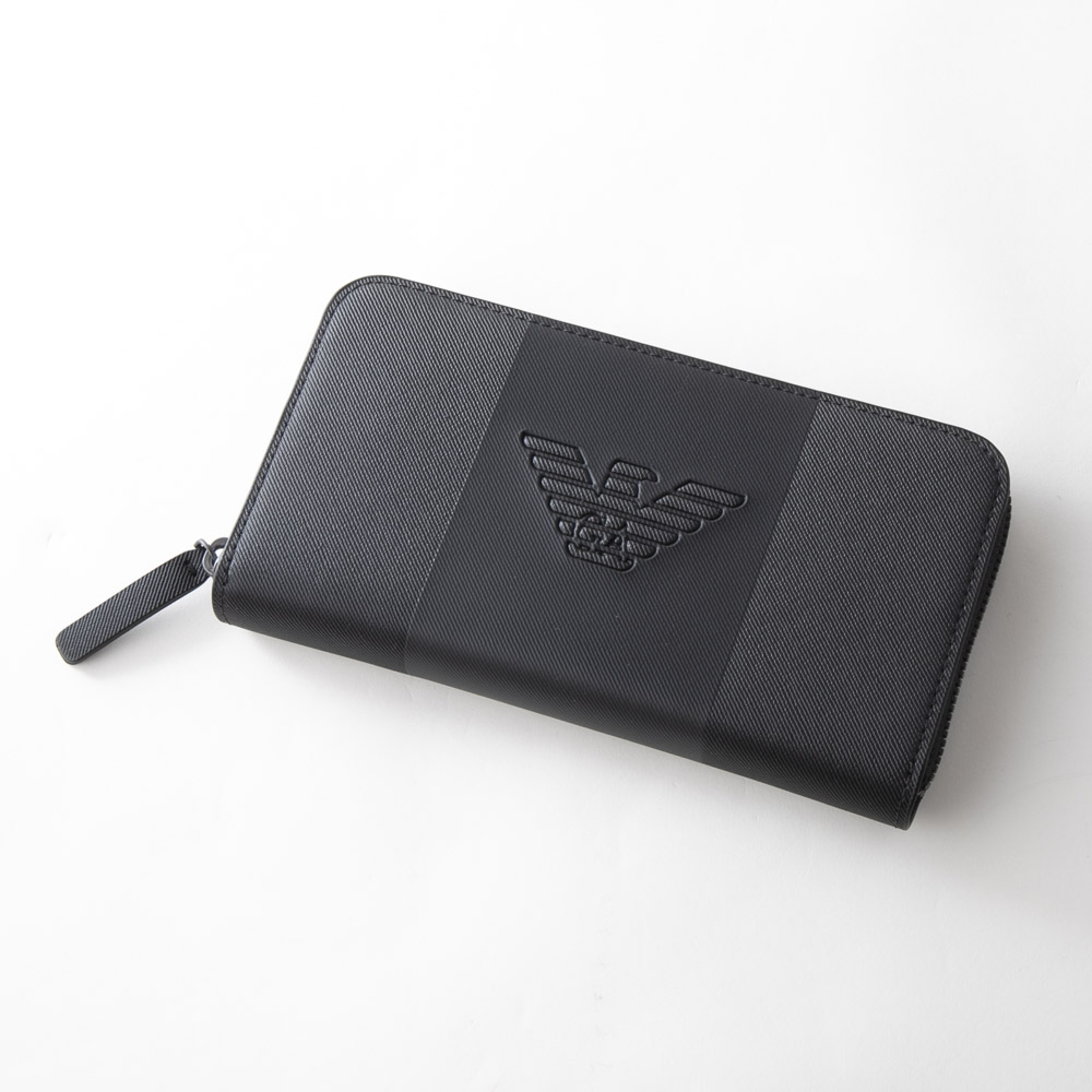 エンポリオアルマーニ EMPORIO ARMANI 長財布ラウンドファスナー PUビッグイーグルラウンド長 YEME49YFE6J【FITHOUSE ONLINE SHOP】