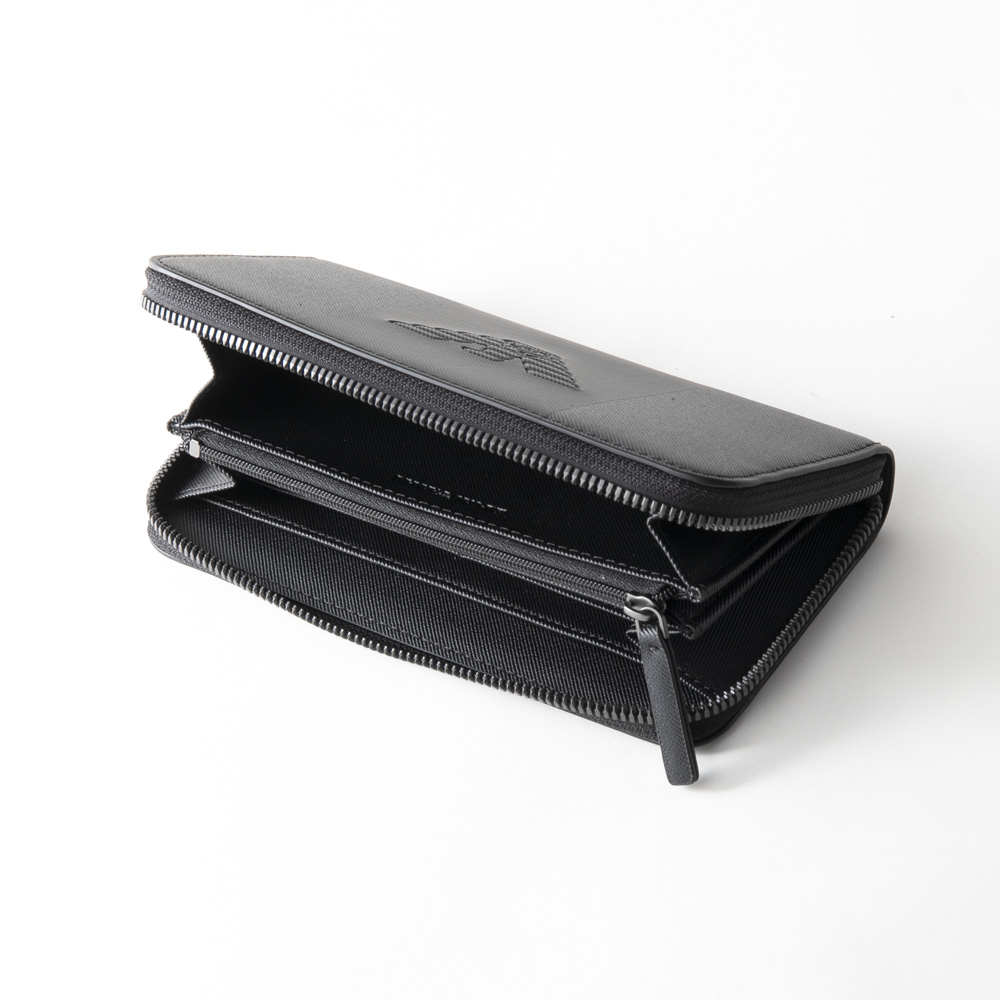 エンポリオアルマーニ EMPORIO ARMANI 長財布ラウンドファスナー PUビッグイーグルラウンド長 YEME49YFE6J【FITHOUSE ONLINE SHOP】